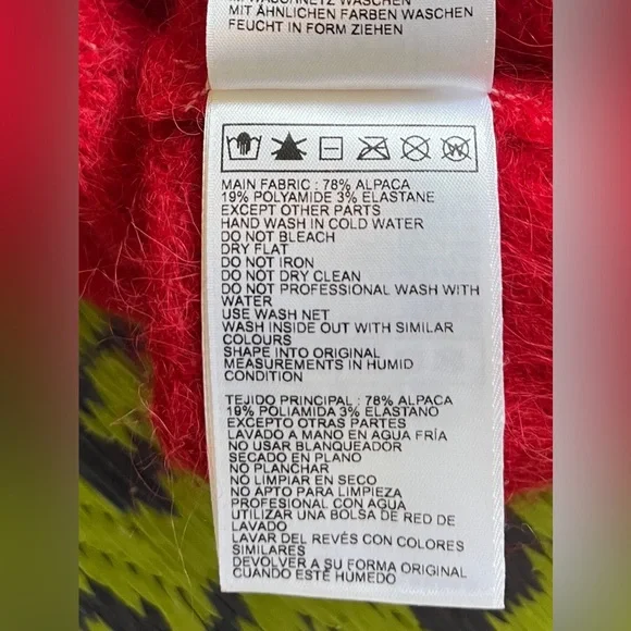 ba&sh Red Crew Neck Sweater - Picture 7 of 9